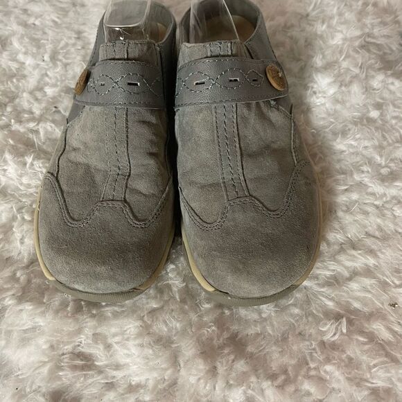 Earth Spirit leather gray slide on comfort casual mule size 10 - Picture 3 of 8